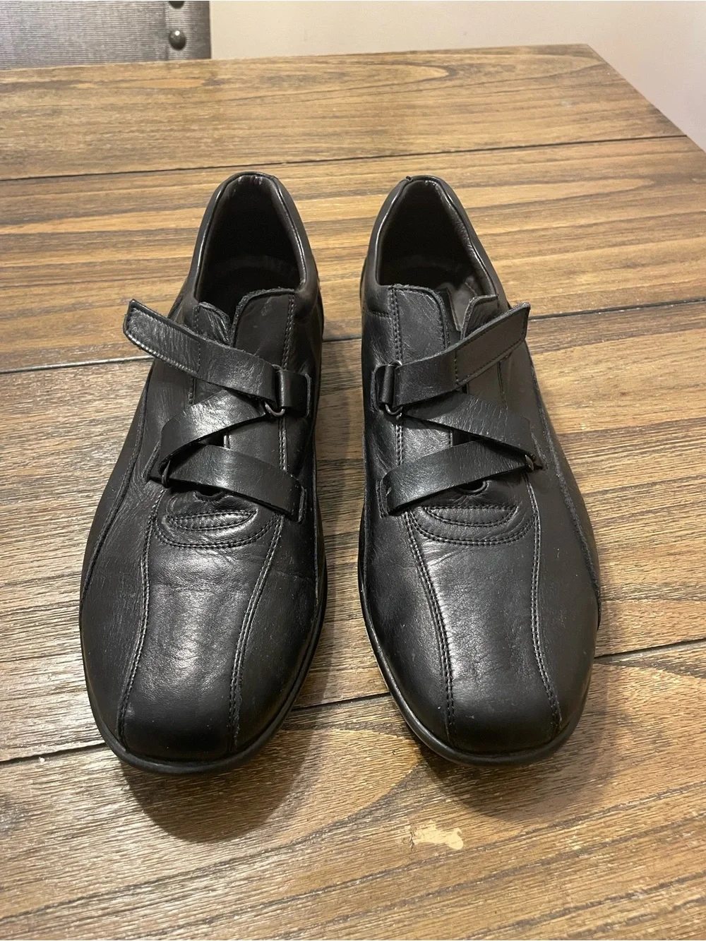 To Boot New York Adam Derrick Mens Size 9.5 Driving Loafer Shoes Black Leather